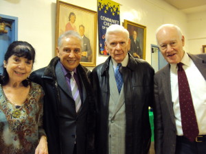 Maestro Eve Queler, Cesare Santeramo, Dr. Robert Campbell & Robert Steiner. Photo by Judy Pantano.