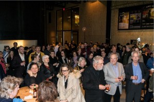 A large crowd enjoyed the after party at St. Ann's Warehouse. Photo by Rob Abruzzese