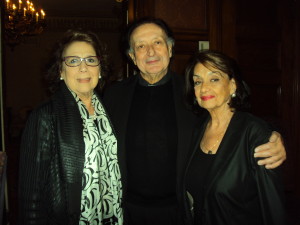 Soprano Diana Soviero, Opera Director Bernard Uzan & Gloria Gari/Giulio Gari Fdn. Photo by Judy Pantano