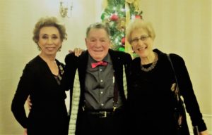  President Sachi Liebergesell, Reviewer Nino Pantano, Pianist Arlene Shrut. Photo by Judy Pantano 